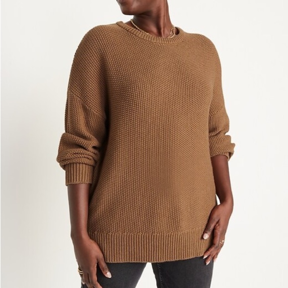 Gap Cotton Knit Sweater Size Small Women’s Brown Neutral Fall